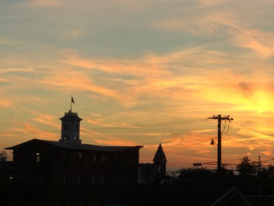 Sunset in Greencastle