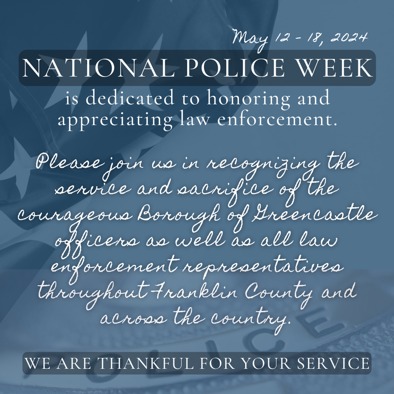 NATIONAL POLICE WEEK
